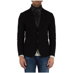 Hugo, Heren, Jassen, Zwart, Maat: L Corduroy,