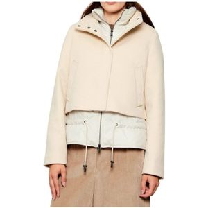 Woolrich, Dames, Jassen, Beige, Maat: L Wol,