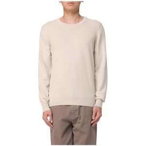Brunello Cucinelli, Heren, Truien, Beige, Maat: 3XL Kasjmier,