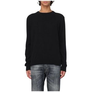 Dondup, Heren, Truien, Zwart, Maat: XL Kasjmier,