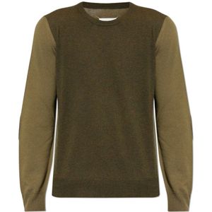 Maison Margiela, Heren, Truien, Groen, Maat: L Wol,