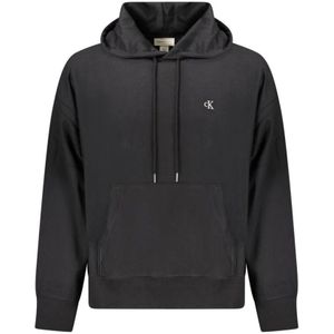 Calvin Klein, Heren, Sweatshirts & Hoodies, Zwart, Maat: L Katoen,