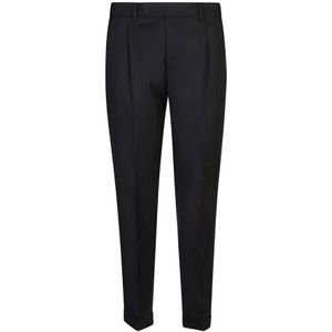 PT Torino, Heren, Broeken, Blauw, Maat: S Wol,