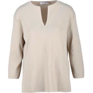 Max Mara, Dames, Truien, Beige, Maat: S Viscose,