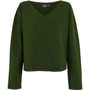 Cortana, Dames, Blouses & Shirts, Groen, Maat: S Zijde,