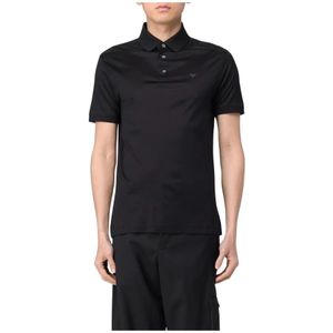Emporio Armani, Heren, Tops, Zwart, Maat: L