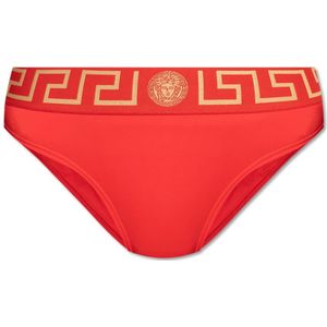 Versace, Dames, Badkleding, Rood, Maat: S Zijde,