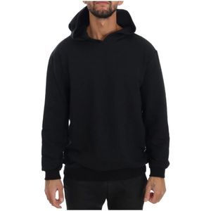 Daniele Alessandrini, Heren, Sweatshirts & Hoodies, Zwart, Maat: L Katoen,