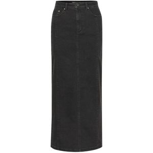 Gestuz, Dames, Rokken, Grijs, Maat: S Denim,