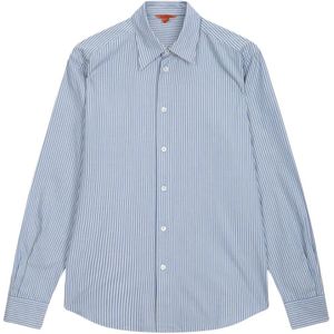 Barena Venezia, Heren, Overhemden, Blauw, Maat: S