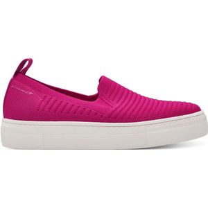 Tamaris - Sneaker - Fuchsia - Textiel - Slip-on Design