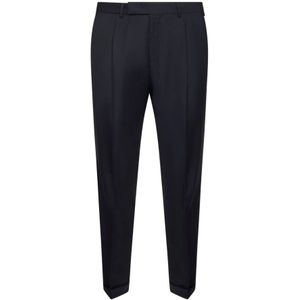 PT Torino, Heren, Broeken, Blauw, Maat: 2XL Wol,