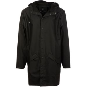 Rains, Heren, Jassen, Zwart, Maat: XS Poliester,