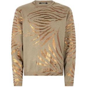 Roberto Cavalli, Heren, Truien, Bruin, Maat: M Kasjmier,