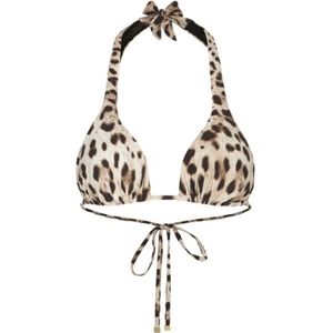 Dolce & Gabbana, Dames, Badkleding, Bruin, Maat: S