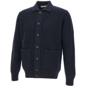 Filippo De Laurentiis, Heren, Truien, Blauw, Maat: XL Wol,