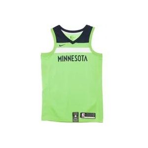 Nike Mintim NBA Swingman Basketbalshirt , Green , Heren , Maat: S