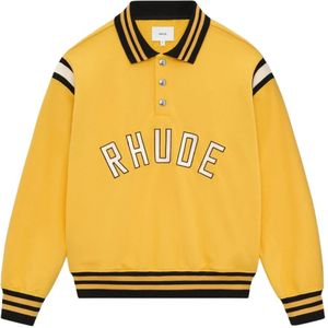 Rhude, Heren, Tops, Geel, Maat: XL Katoen,