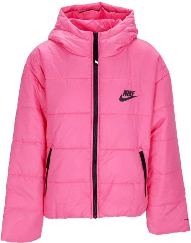 Nike - Repel Hooded Donsjack - Roze - Dames - Polyester