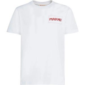 Marni, Heren, Tops, Wit, Maat: XL Jersey,