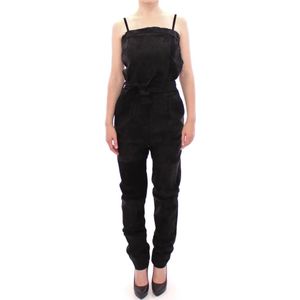 La Maison du Couturier, Dames, Jumpsuits & Playsuits, Zwart, Maat: S Leer,