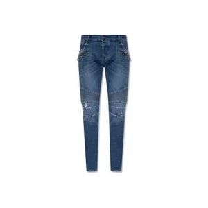 Balmain Slim Fit Jeans Upgrade Stijlvol Hoogwaardig , Blue , Heren , Maat: W33
