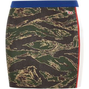 Diesel, Dames, Rokken, Veelkleurig, Maat: S Viscose,