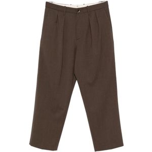 Nine In The Morning, Heren, Broeken, Bruin, Maat: M Wol,