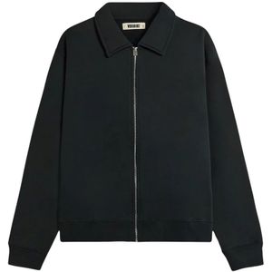 Woodbird, Heren, Sweatshirts & Hoodies, Zwart, Maat: XL Katoen,