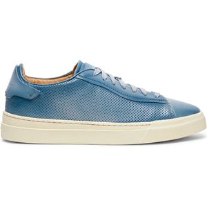 Santoni Sneakers , Blue , Heren , Maat: 40 1/2 EU