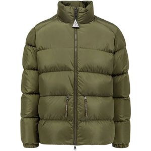 Moncler, Heren, Jassen, Groen, Maat: XL Nylon,