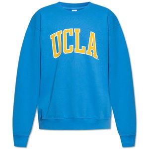 Sporty & Rich, unisex, Sweatshirts & Hoodies, Blauw, Maat: S Katoen,