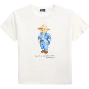 Polo Ralph Lauren, Dames, Tops, Wit, Maat: M Denim,