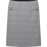 Betty Barclay - Geruite Rits Flare Rok - Grijs - Dames