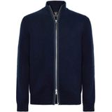 Boggi Milano - Cashmere Jumper - Blauw - Heren - Volledige Rits