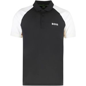 BOSS - 50540886 Paddy TOC - Poloshirt - Zwart - Korte Mouwen - Gerecycled Polyester - Duurzaam