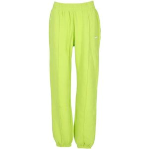 Nike, Dames, Broeken, Groen, Maat: L Katoen,