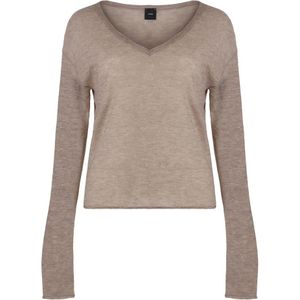 Pinko, Dames, Truien, Beige, Maat: L Wol,