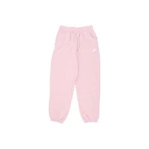 Nike Oversized Club Fleece Sweatpants Pink , Pink , Dames , Maat: M