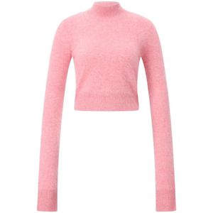 Sportmax, Dames, Truien, Roze, Maat: S Kasjmier,