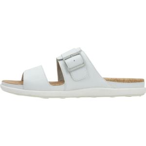 Clarks - Step June Tide - Sliders - Wit - Kunststof