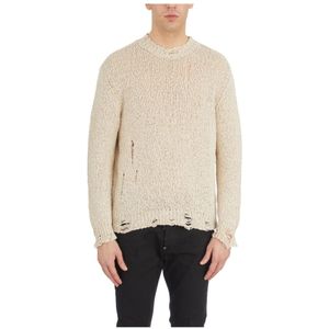 Avant Toi, Heren, Truien, Beige, Maat: XL Katoen,
