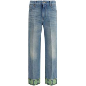 Valentino, Dames, Jeans, Blauw, Maat: W29 Katoen,