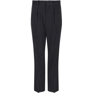 Isabel Marant, Dames, Broeken, Zwart, Maat: 2XS