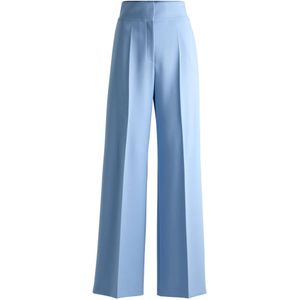 HUGO - Himia - Stretchbroek - Zwart - 64% Polyester, 31% Viscose, 5% Elastaan