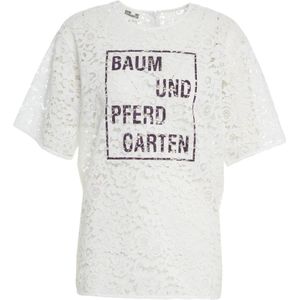 Baum und Pferdgarten, Dames, Tops, Wit, Maat: M Katoen,