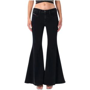 Diesel, Dames, Jeans, Zwart, Maat: W26