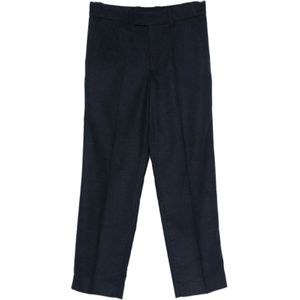 Paolo Pecora, Heren, Broeken, Blauw, Maat: L