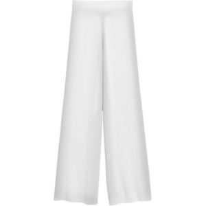 MC2 Saint Barth, Dames, Broeken, Wit, Maat: S Wol,