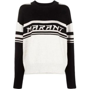 Marant étoile, Dames, Truien, Zwart, Maat: 4XS Katoen,